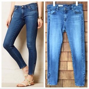 AG Zip Up Legging Ankle Adriano Goldschmied 32